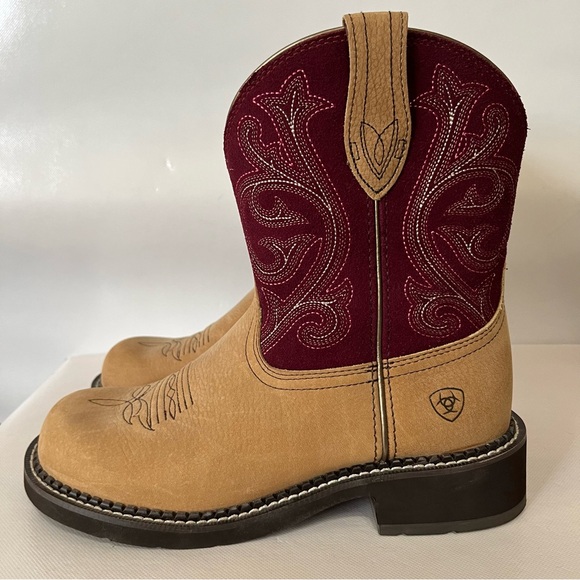 Ariat Shoes - Ariat Boots Fatbaby Heritage Western Burgundy